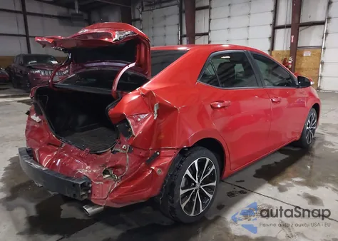 2017 Toyota Corolla Se z USA, uszkodzony, nr VIN 2T1BURHE4HC765375